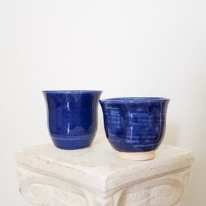 Handmade Ceramic Drip Glazed Teacup Set